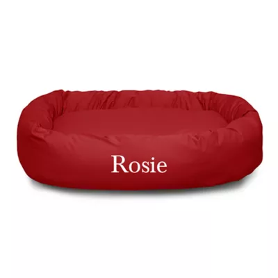Majestic Pet Personalized Bagel Dog Bed - Image 1