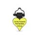 Product SiliDog The Silent Dog Tag Personalized Silicone Heart Dog & Cat ID Tag
