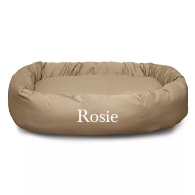 Majestic Pet Personalized Bagel Dog Bed - Image 1