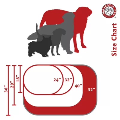 Product Majestic Pet Personalized Bagel Dog Bed