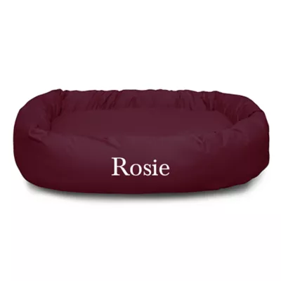 Majestic Pet Personalized Bagel Dog Bed - Image 1