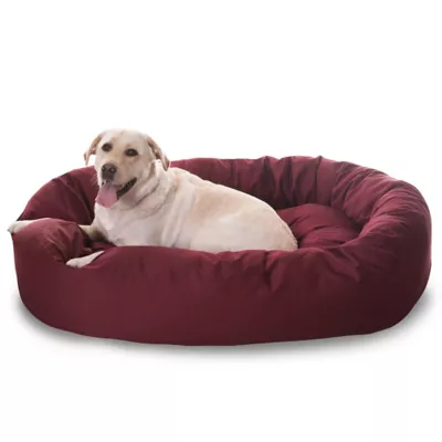 Majestic Pet Personalized Bagel Dog Bed - Image 2