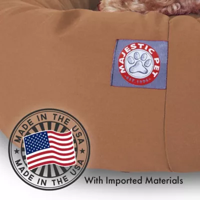 Majestic Pet Personalized Bagel Dog Bed - Image 6