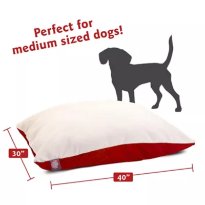 Majestic Pet Personalized Sherpa Pillow Dog Bed w/Removable Cover - Image 3