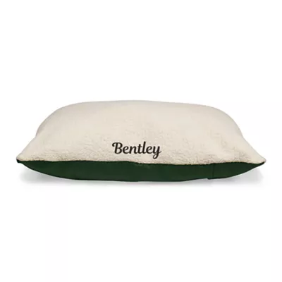 Product Majestic Pet Personalized Sherpa Pillow Dog Bed w/Removable Cover