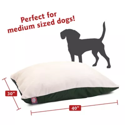 Product Majestic Pet Personalized Sherpa Pillow Dog Bed w/Removable Cover