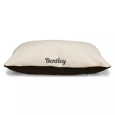 Product Majestic Pet Personalized Sherpa Pillow Dog Bed w/Removable Cover