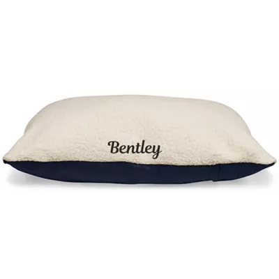 Majestic Pet Personalized Sherpa Pillow Dog Bed w/Removable Cover - Image 1