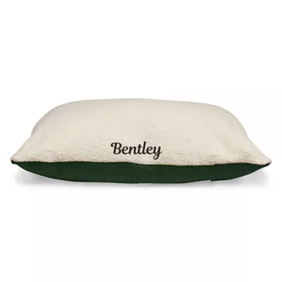 Majestic Pet Personalized Sherpa Pillow Dog Bed w/Removable Cover - Image 1
