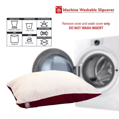 Majestic Pet Personalized Sherpa Pillow Dog Bed w/Removable Cover - Image 6