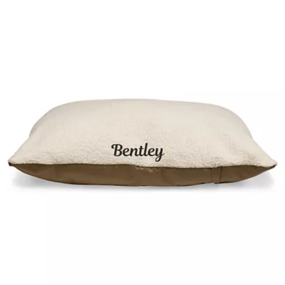 Product Majestic Pet Personalized Sherpa Pillow Dog Bed w/Removable Cover
