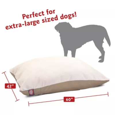 Product Majestic Pet Personalized Sherpa Pillow Dog Bed w/Removable Cover