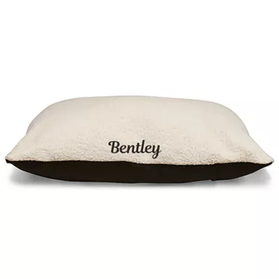 Majestic Pet Personalized Sherpa Pillow Dog Bed w/Removable Cover - Image 1