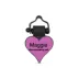 SiliDog The Silent Dog Tag Personalized Silicone Heart Dog & Cat ID Tag image thumbnail 1