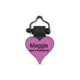 Product SiliDog The Silent Dog Tag Personalized Silicone Heart Dog & Cat ID Tag