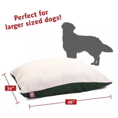 Product Majestic Pet Personalized Sherpa Pillow Dog Bed w/Removable Cover