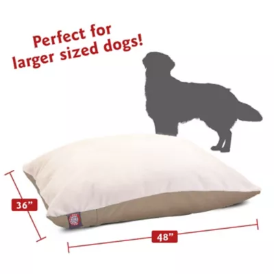 Product Majestic Pet Personalized Sherpa Pillow Dog Bed w/Removable Cover