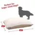 Majestic Pet Personalized Sherpa Pillow Dog Bed w/Removable Cover image thumbnail 3