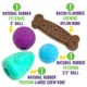 Product Sport Pet Chew King Toy Box, Toys for Dogs