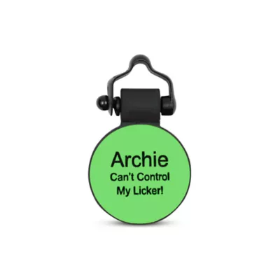 Product SiliDog The Silent Dog Tag Personalized Silicone Circle Dog & Cat ID Tag