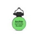 Product SiliDog The Silent Dog Tag Personalized Silicone Circle Dog & Cat ID Tag