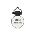 SiliDog The Silent Dog Tag Personalized Silicone Circle Dog & Cat ID Tag image thumbnail 1