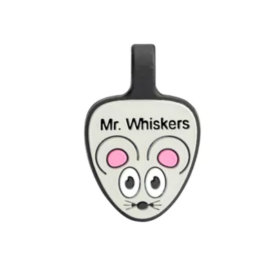 Product SiliDog The Silent Dog Tag Personalized Silicone Mouse Cat ID Tag