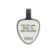 Product SiliDog The Silent Dog Tag Personalized Silicone Mouse Cat ID Tag