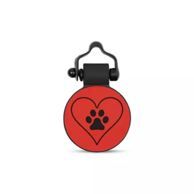 Product SiliDog The Silent Dog Tag Personalized Silicone Paw Print Dog & Cat ID Tag