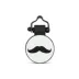SiliDog The Silent Dog Tag Personalized Silicone Mustache Dog & Cat ID Tag image thumbnail 1