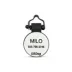 SiliDog The Silent Dog Tag Personalized Silicone Mustache Dog & Cat ID Tag image thumbnail 2