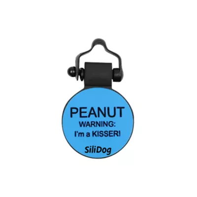 Product SiliDog The Silent Dog Tag Personalized Silicone Bow Tie Dog & Cat ID Tag