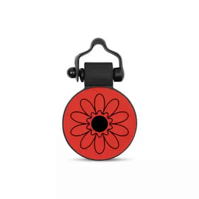 SiliDog The Silent Dog Tag Personalized Silicone Flower Dog & Cat ID Tag - Image 1