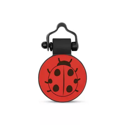 Product SiliDog The Silent Dog Tag Personalized Silicone Ladybug Dog & Cat ID Tag