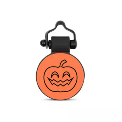 Product SiliDog The Silent Dog Tag Personalized Silicone Pumpkin Dog & Cat ID Tag