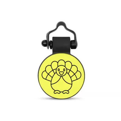 SiliDog The Silent Dog Tag Personalized Silicone Turkey Dog & Cat ID Tag - Image 1