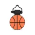 SiliDog The Silent Dog Tag Personalized Silicone Basketball Dog & Cat ID Tag image thumbnail 1