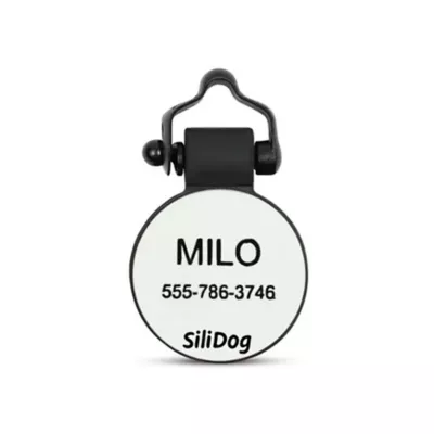 Product SiliDog The Silent Dog Tag Personalized Silicone Baseball Dog & Cat ID Tag