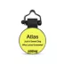 SiliDog The Silent Dog Tag Personalized Silicone Tennis Ball Dog & Cat ID Tag image thumbnail 2
