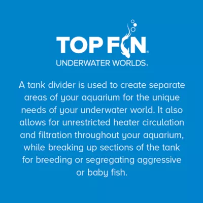 Top Fin® Tank Divider - Fish Tank Aquarium - 10-55 Gallon - Image 7