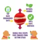 Product Sport Pet Chew King 4-Pack Fetch Gift Box for Dogs