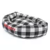 Majestic Pet Personalized Checkered Bagel Cat & Dog Bed image thumbnail 2