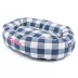 Majestic Pet Personalized Checkered Bagel Cat & Dog Bed image thumbnail 2