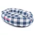 Majestic Pet Personalized Checkered Bagel Cat & Dog Bed image thumbnail 2