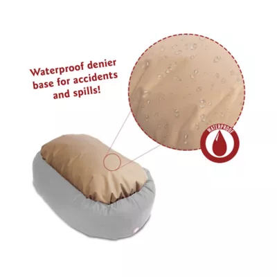 Majestic Pet Personalized Checkered Bagel Cat & Dog Bed - Image 4