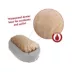 Majestic Pet Personalized Checkered Bagel Cat & Dog Bed image thumbnail 4