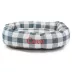 Majestic Pet Personalized Checkered Bagel Cat & Dog Bed image thumbnail 1