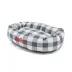 Majestic Pet Personalized Checkered Bagel Cat & Dog Bed image thumbnail 2