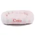 Majestic Pet Personalized Checkered Bagel Cat & Dog Bed image thumbnail 1
