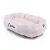Majestic Pet Personalized Checkered Bagel Cat & Dog Bed image thumbnail 2